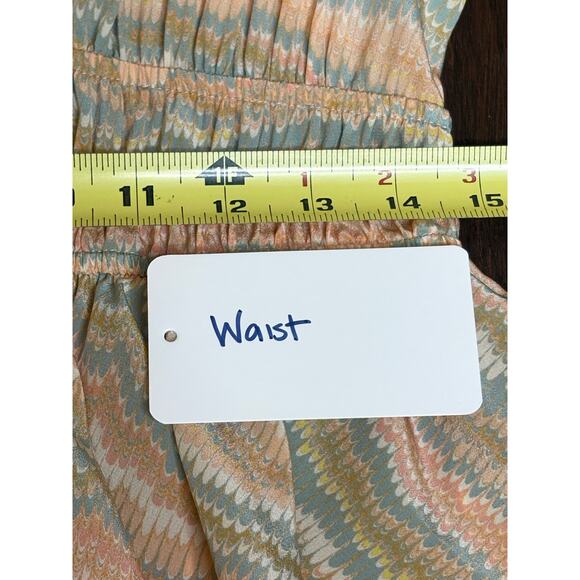 Ulla Johnson NWT Silk Bendetta V-Neck Ruffle Midi Dress Opal Size 6 - Picture 8 of 9